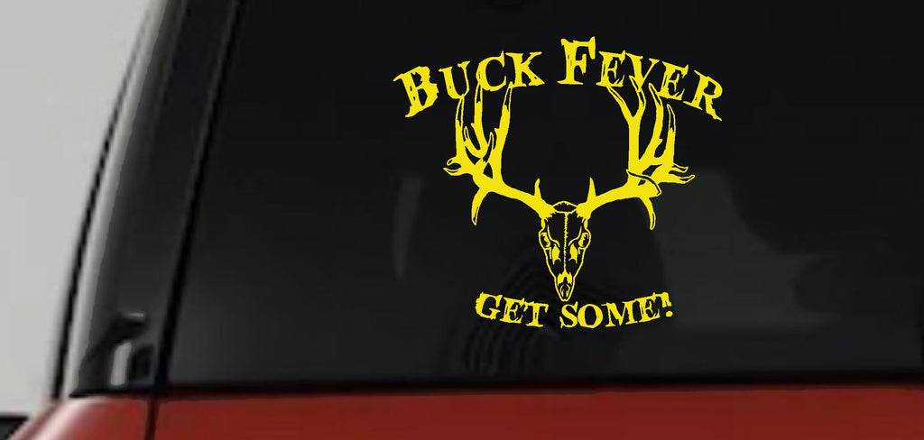 Buck Fever Get Some Hunting Car Truck Window Vinyl Decal Sticker-5