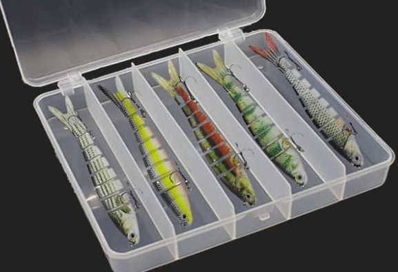 Premium Fishing Lure Box — 13.5mm Tackle Storage + Lure Bundle