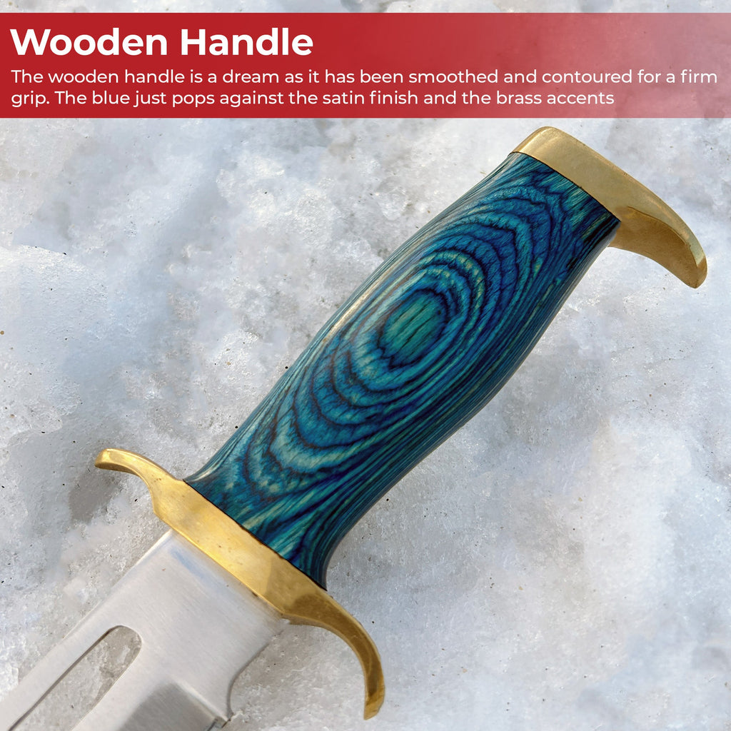 Fixed Blade Tanzania Ridge Hunting Knife-4
