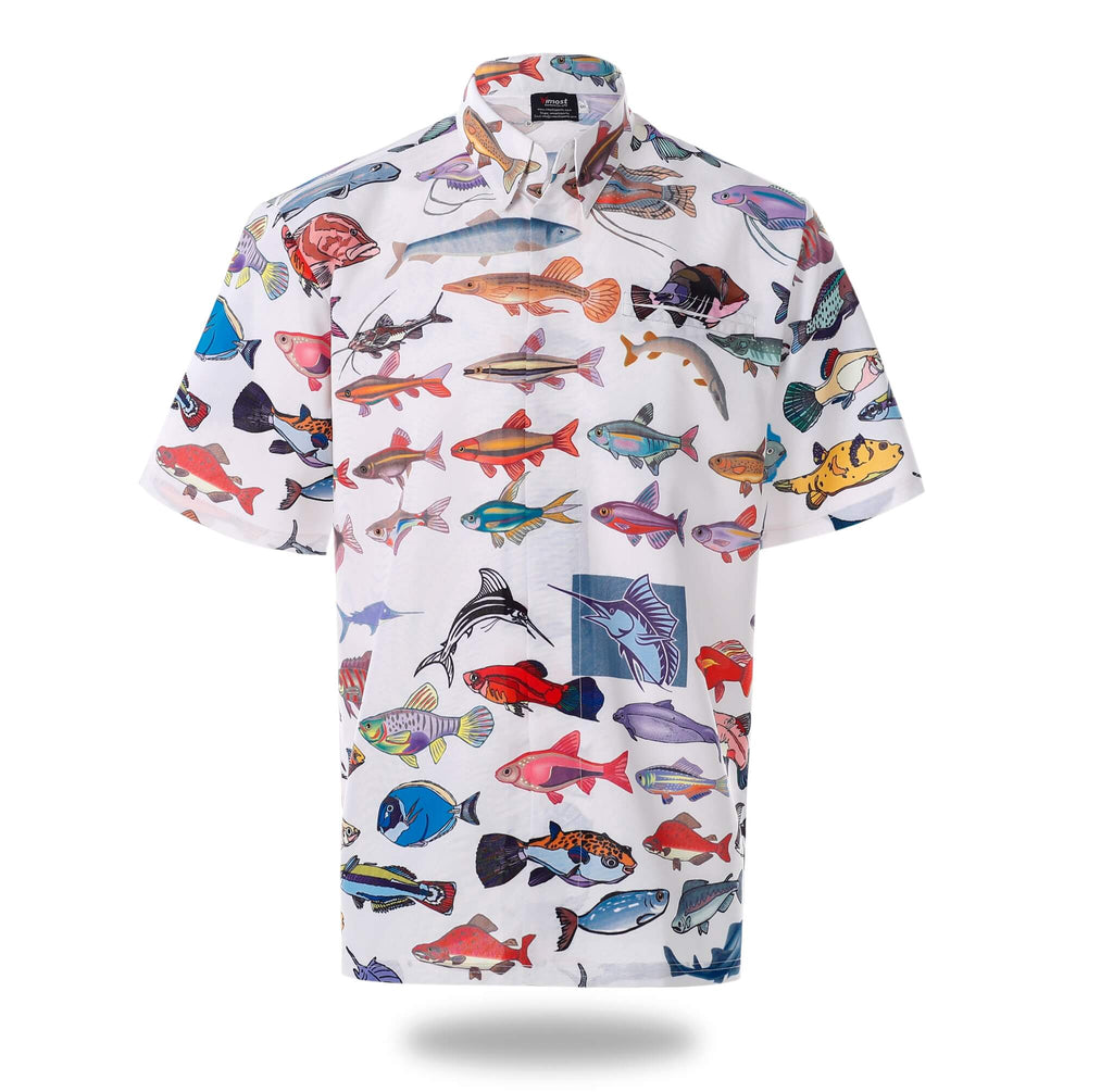 Fishes Design Top Quality Fishing Shirts-0