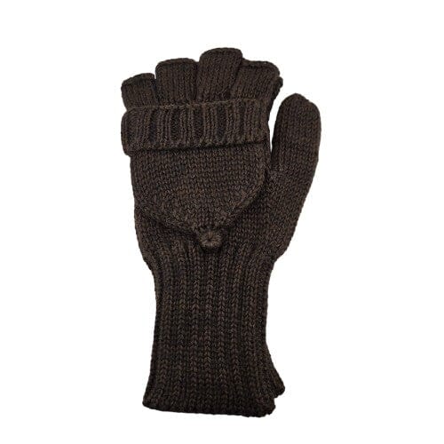 Iditarod 100% Alpaca Thick Glittens — Mitten-Glove Hybrid