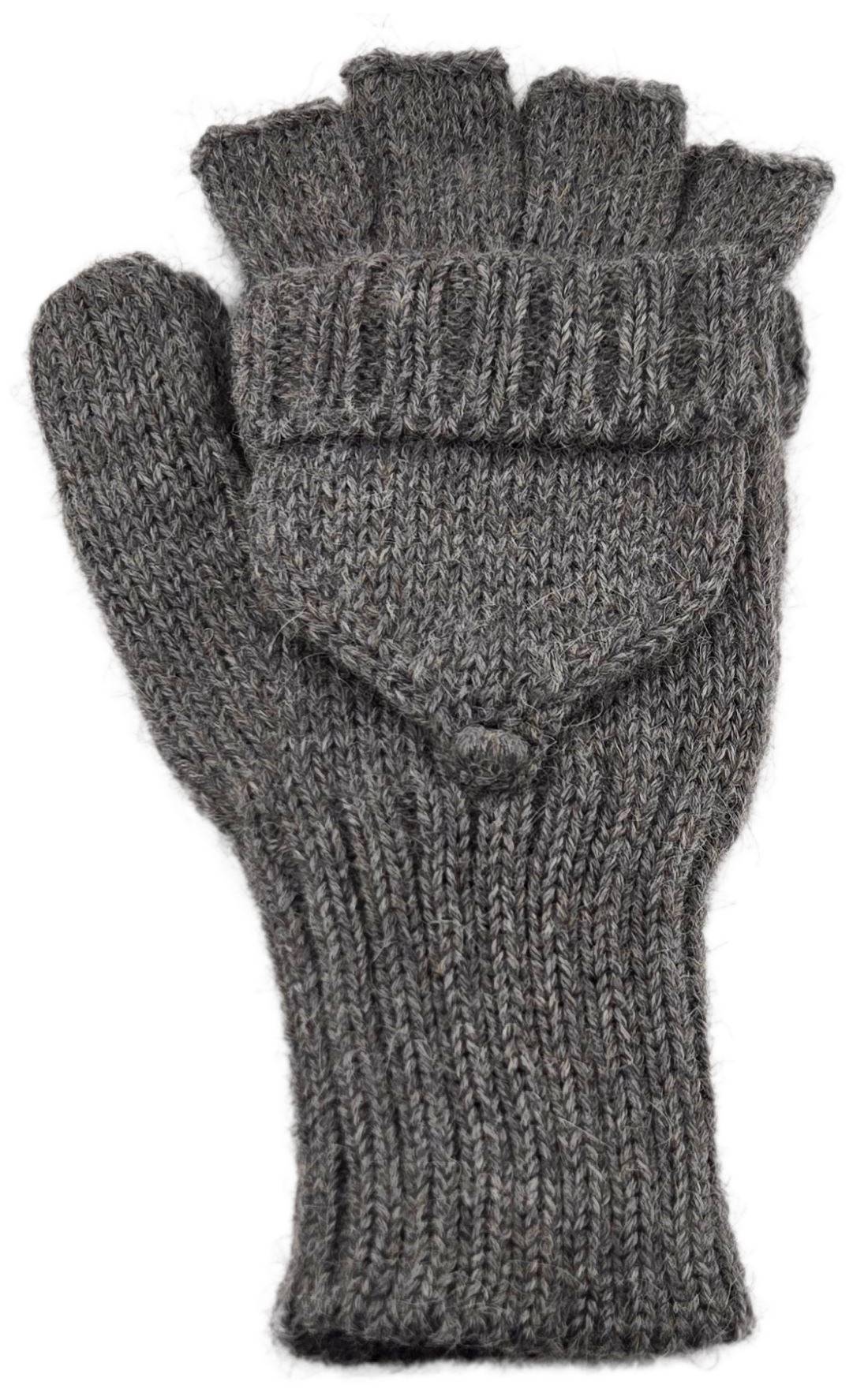 Iditarod 100% Alpaca Thick Glittens — Mitten-Glove Hybrid
