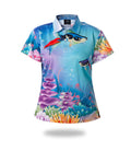 Sublimated Short Sleeve Woman Fishing Shirts-0